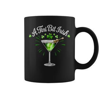 A Tiny Bit Irish Lucky Irish Girls St Patrick's Day Womens Coffee Mug - Thegiftio