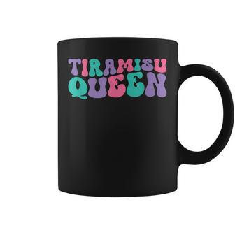 Tiramisu Queen Rétrointage Ondulé Groovy Tasse - Cadeauxyz