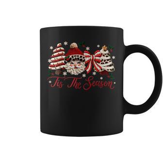 Tis The Season Crochet Christmas Santa Tree Holiday Coffee Mug - Thegiftio UK