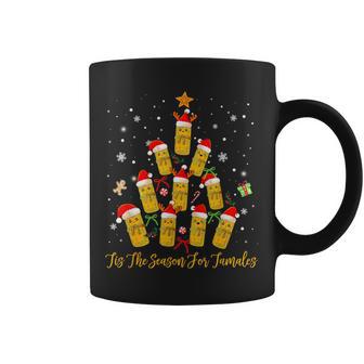 Tis The Season Tamales Mexican Christmas Tree Coquette Bow Coffee Mug | Seseable FR