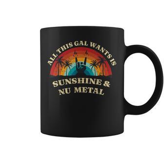 Todo Esto Gal Quiere Esunshine & Nu Metal Taza de café - Regaloses