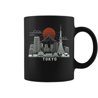 Tokyokyline Japon Monuments Du Mont Fujiouvenir De La Tour De Tokyo Tasse - Cadeauxyz