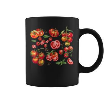 Tomato Season Vegetable Gardener Tomatoes Watercolor Summer Coffee Mug - Monsterry