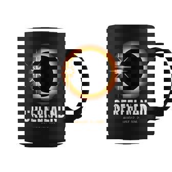Totality Solar Eclipse Total Solar Eclipse Greenland 0826 Tank Top Coffee Mug | Mazezy
