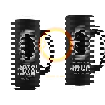 Totality Solar Eclipse Total Solar Eclipse Portugal 0826 Tank Top Coffee Mug | Mazezy