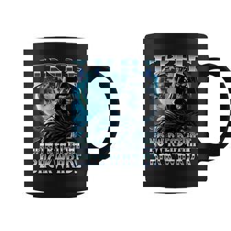 Traf Now Read It Backwards Hard Skeleton Meme Brainrot Fart Coffee Mug | Mazezy