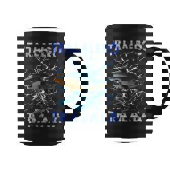 Tralalero Tralala Shark Meme Bootleg Coffee Mug | Seseable FR