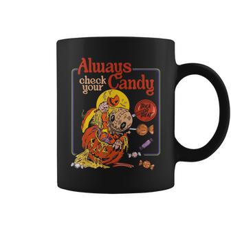 Trick Or Treat Always Check Your Candy Mummy Pray Coffee Mug - Thegiftio UK