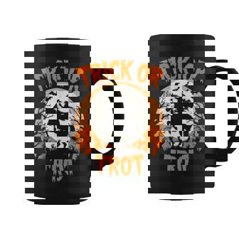 Trick Or Trot Halloween Horse Riding Equestrian Horse Lover Coffee Mug | Mazezy