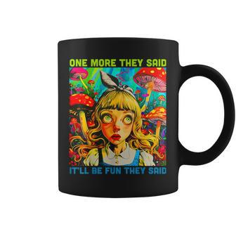 Trippy Psychedelic Mushrooms Colorful Coffee Mug - Thegiftio UK