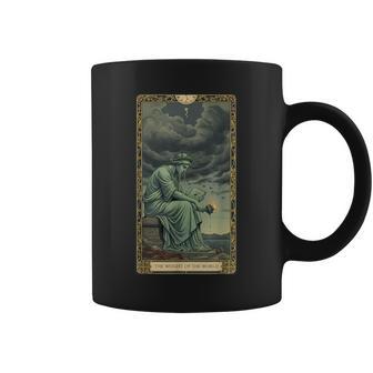 Triste Estatua De La Libertad Tarot Taza de café - Regaloses