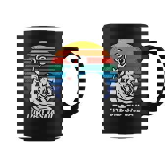 Turbo Snail Retro Rainbow Graphic Fun Art Coffee Mug | Mazezy
