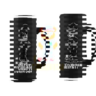 Turkmen Flag Teddy Bear I Love Turkmenistan Coffee Mug | Mazezy