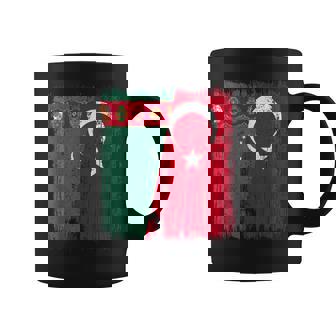 Turkmenistan Turkey Half Flag Turkiye Turkmen Turkish Jersey Coffee Mug | Mazezy