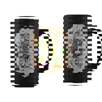 Turtle Rock Climber Cartoon Cute Bouldering Animal Coffee Mug | Mazezy