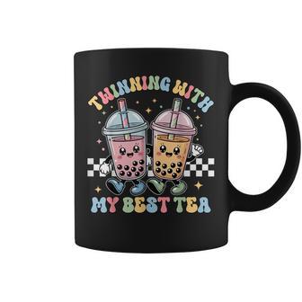 Twinning With My Best Tea Bestie Spirit Week Twins Day Coffee Mug - Thegiftio UK