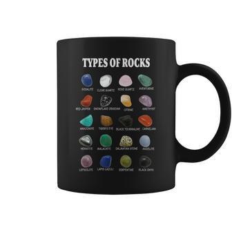 Types Of Rocks Educational Geology Minerals Gemology Coffee Mug - Thegiftio UK