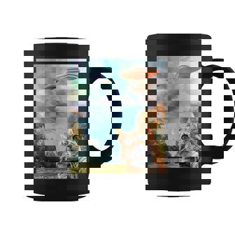 Ufo付き猫セルフィー コーヒーマグ - Kawaiitshirt