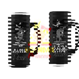 Ugandan Princess Uganda Girl Melanin Cute Ugandan Flag Coffee Mug | Mazezy