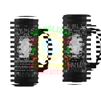 The Ugliest Ugly Christmas Sweater With Mirror Xmas Coffee Mug - Monsterry