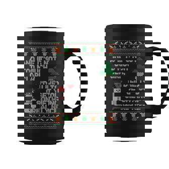 Ugly Christmas Sweater Winter Vacation Christmas Tree Coffee Mug - Thegiftio