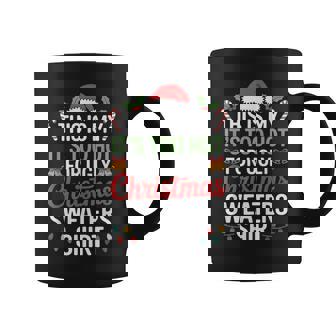 Ugly Christmas Sweaters Too Hot Coffee Mug - Thegiftio