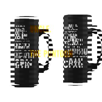 Uncle The Man Myth Pontoon Captain Boating Sailing Men Tank Top Coffee Mug | Mazezy