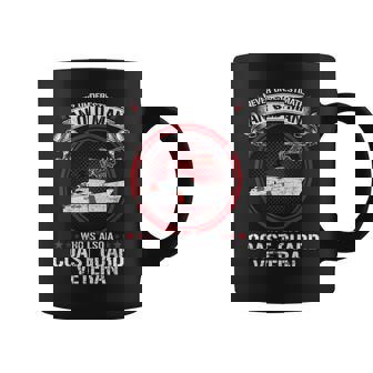 Never Underestimate Old Man Who Is Also Coast Guard Veteran Coffee Mug | Mazezy