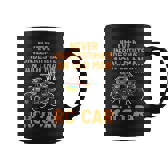 Never Underestimate An Old Man With A RC Car Tank Top Coffee Mug | Mazezy