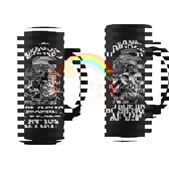 Undiagnosed But Something Aint Right Raccoon Women Coffee Mug | Seseable FR