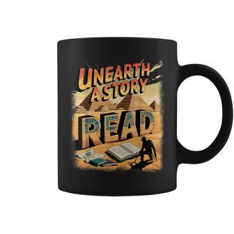 Unearth A Story Read Summer Reading 2026 Coffee Mug - Thegiftio