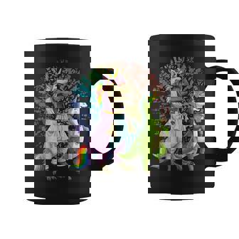 Unicornasaurus T Rex Dinosaur And Unicorn Coffee Mug | Mazezy