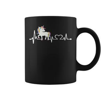 Unicornio Heartbeat Unicornio Para Hombre Unicornio Para Taza de café - Regaloses