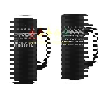 US Air Force Jet Fighter F-16 F-14 F-15 F-22 F-35 Vintage Tank Top Coffee Mug | Mazezy