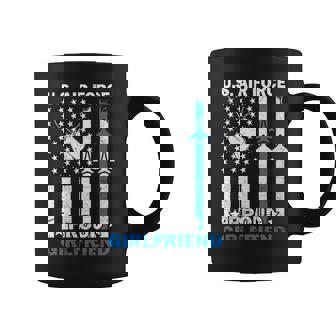 US Air Force USAF Veteran Proud Girlfriend Family Matching Coffee Mug | Mazezy