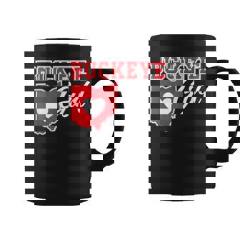 Us Cities Buckeye Girl Ohio Home Heart State Coffee Mug - Monsterry