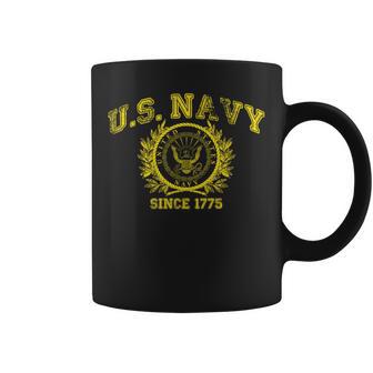 US NAVY SINCE 1775 Coffee Mug | Mazezy