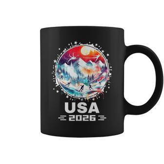 Usa 2026 Go United States Winter Sports Usa Team 2026 Usa Coffee Mug - Monsterry