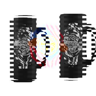USA American Grown Nebraska Flag Tank Top Coffee Mug | Mazezy