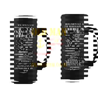 USS Forrestal CVA-59 Aircraft Carrier Veteran Old Man Papa Coffee Mug | Mazezy