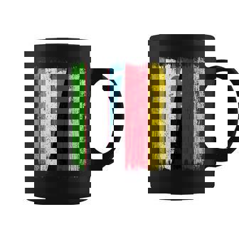 Uzbekistan Germany Half Flag Uzbek German Heritage Coffee Mug | Mazezy