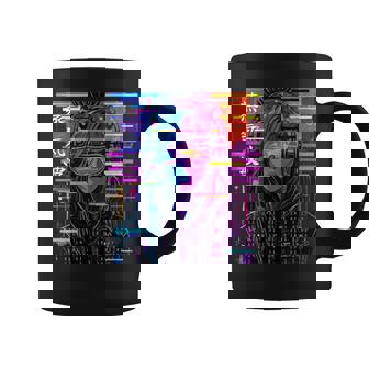 Vaporwave Girl Japanese Glitch Aesthetic Urban Cybergoth Coffee Mug | Mazezy
