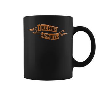 Ver Impresión Trasera Idle Fury Tradicional Tatuaje Barco Taza de café - Regaloses