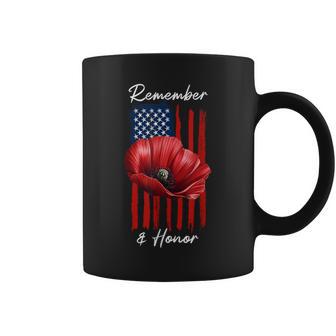 Veterans Day Usa Memorial Day Red Poppy Flower Military Coffee Mug | Mazezy