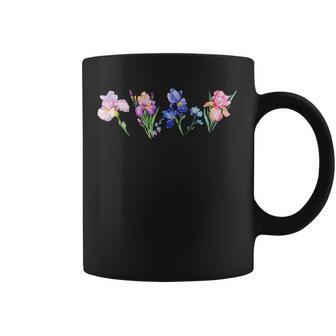 Victoria's Secret Women's Iris Floral Black Small Short Sleeve Classic Fit Coffee Mug - Thegiftio UK