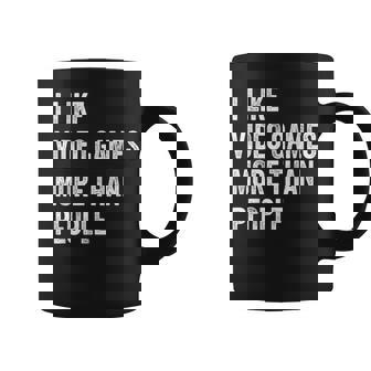 I Like Video Games More Than People Gamer Gaming Coffee Mug - Thegiftio