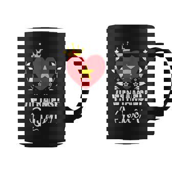 Vietnamese Queen Vietnam Flag Proud Vietnamese Woman Tank Top Coffee Mug | Mazezy