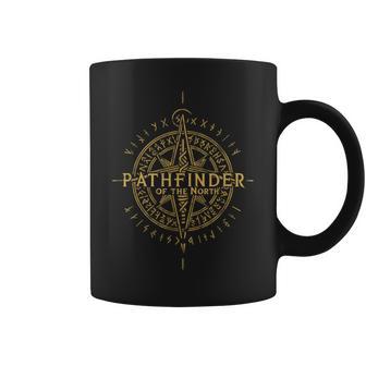 Viking Pathfinder Rune Compass Nordic Myth Explorer Coffee Mug - Thegiftio UK
