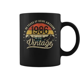 Vintage 1986 40 Years Old 40Th Birthday Coffee Mug - Thegiftio UK