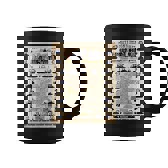 Vintage American Civil War Union Generals & Map 1863 Coffee Mug | Mazezy